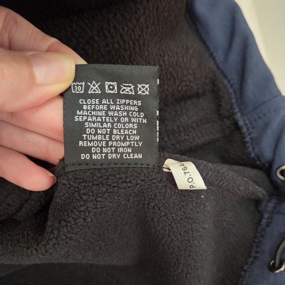 New Balance Navy and White Men's Jacket size Medium Casual Fall Softshell - Picture 7 of 7